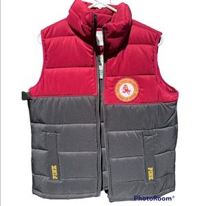 PINK by Victoria's Secret Arizona State University Puffy Vest ASU Sun Devils NWT